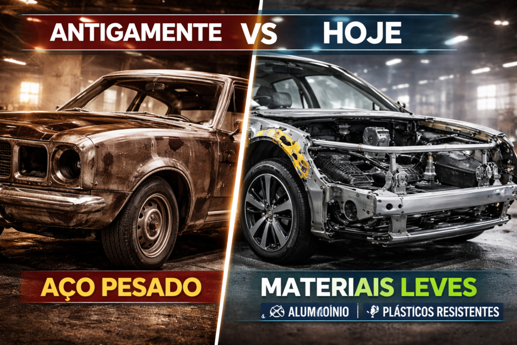 Por que os carros antigos eram mais pesados? chatgpt image 6 de abr. de 2026 19 59 39